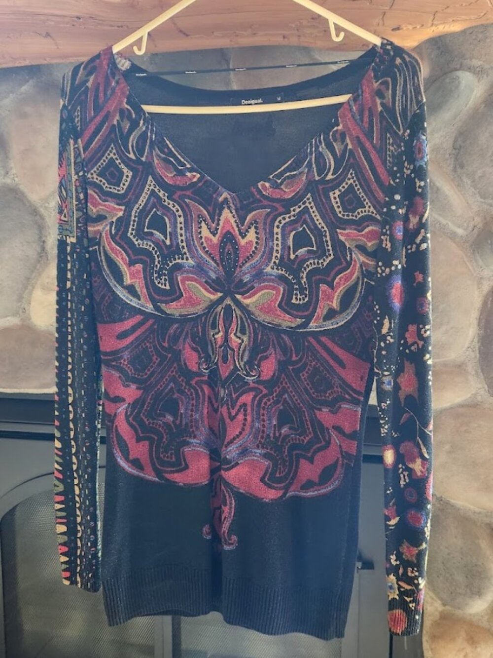 Desigual Sweater - Artistic Boho Style!